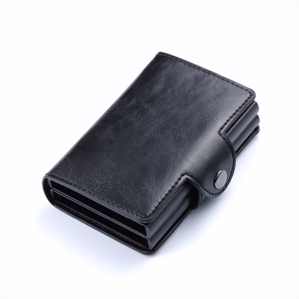 Portefeuille Homme Cuir Bleu Napa Hide - Bifold Avec Protection RFID