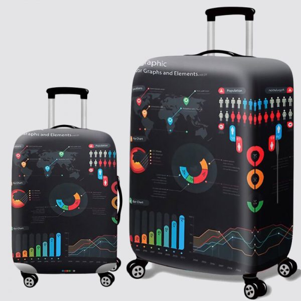 Housse de protection valise Black