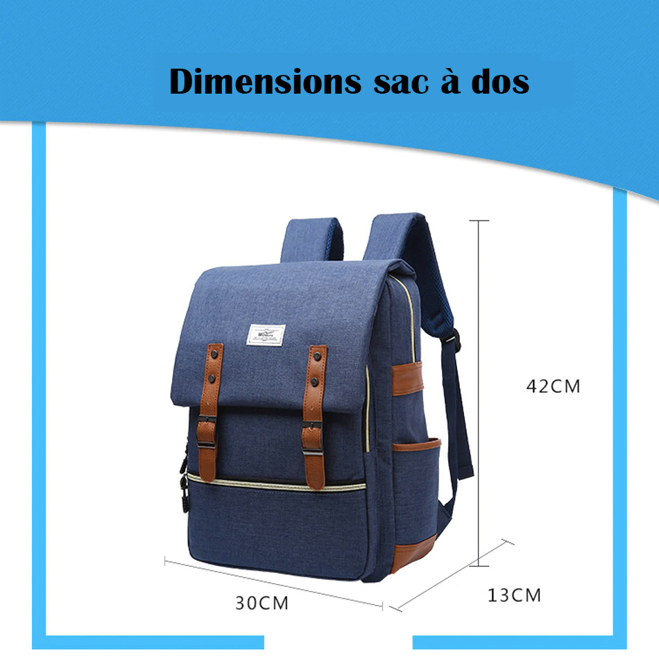 Dimension du sac à dos